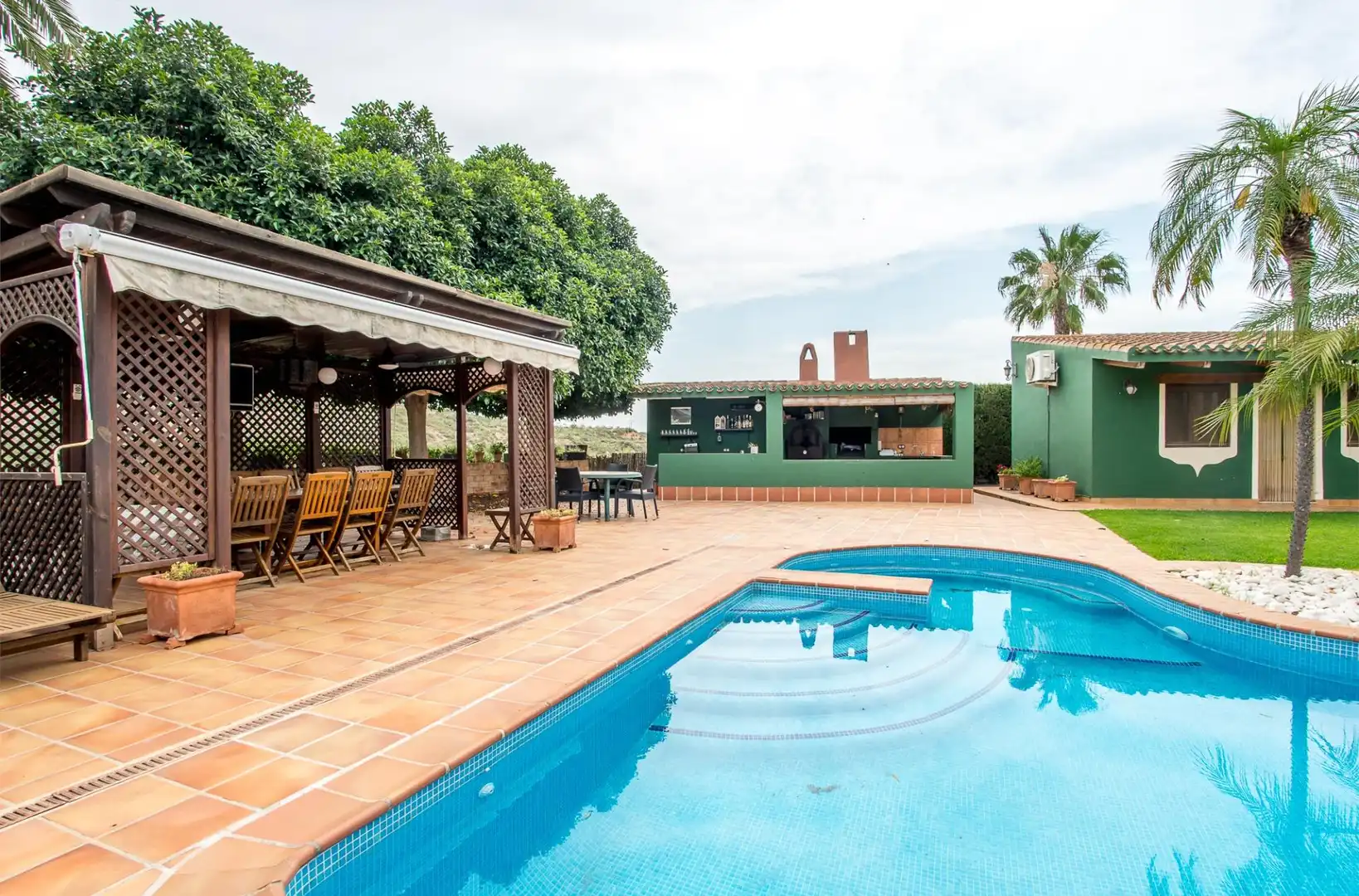 Schwimmbecken von Haus oder Chalet zum Verkauf in Molina de Segura mit Klimaanlage, Heizung und Privatgarten