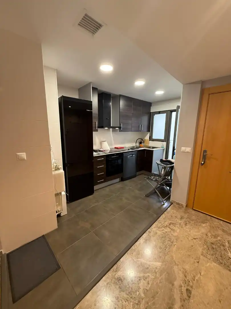 Kitchen of Flat for sale in Alcoy / Alcoi  with Heating, Furnished and Balcony