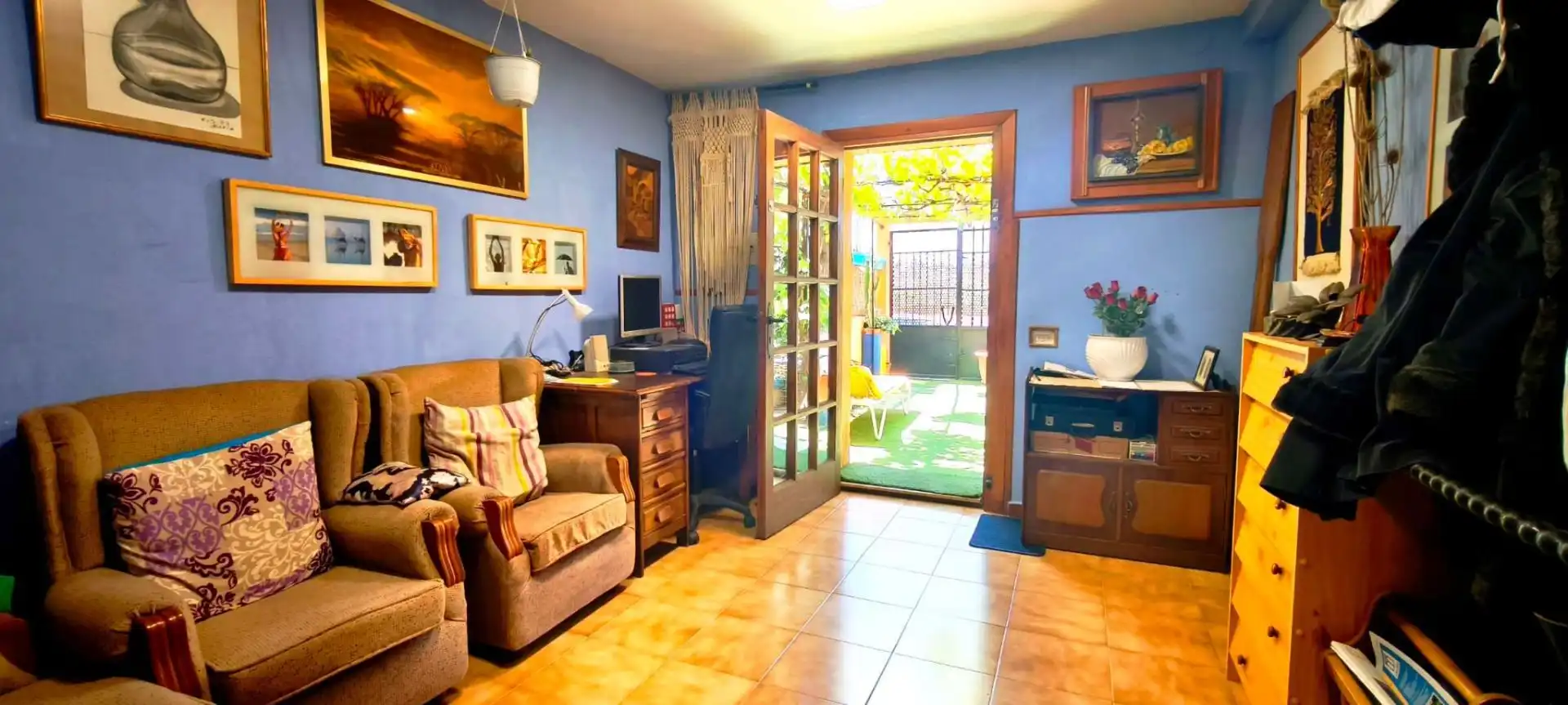 Sala d'estar de Casa o xalet en venda en Utebo amb Calefacció, Terrassa i Traster