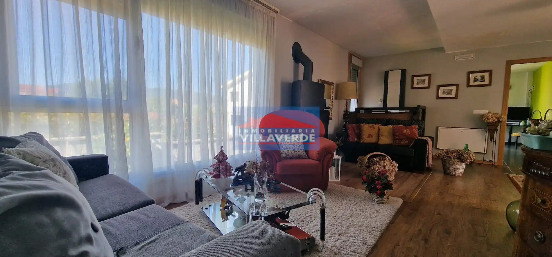 Sala de estar de Casa o chalet en venta en Cangas  con Terraza, Trastero y Piscina