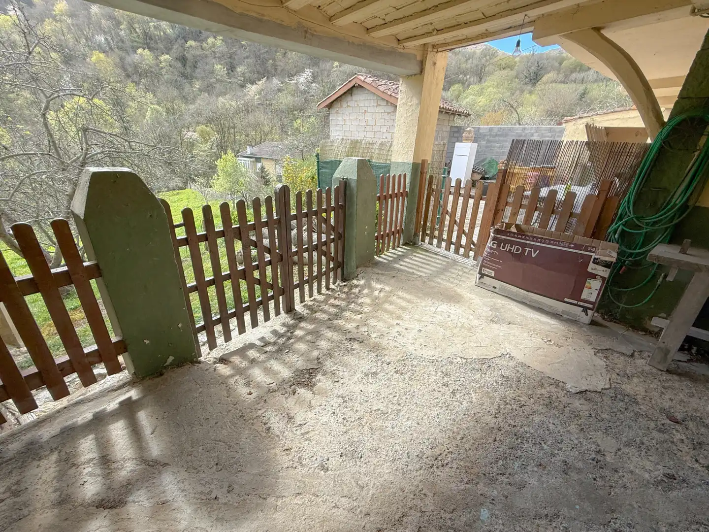 Terraza de Casa o chalet en venta en Mieres (Asturias) con Jardín privado y Balcón