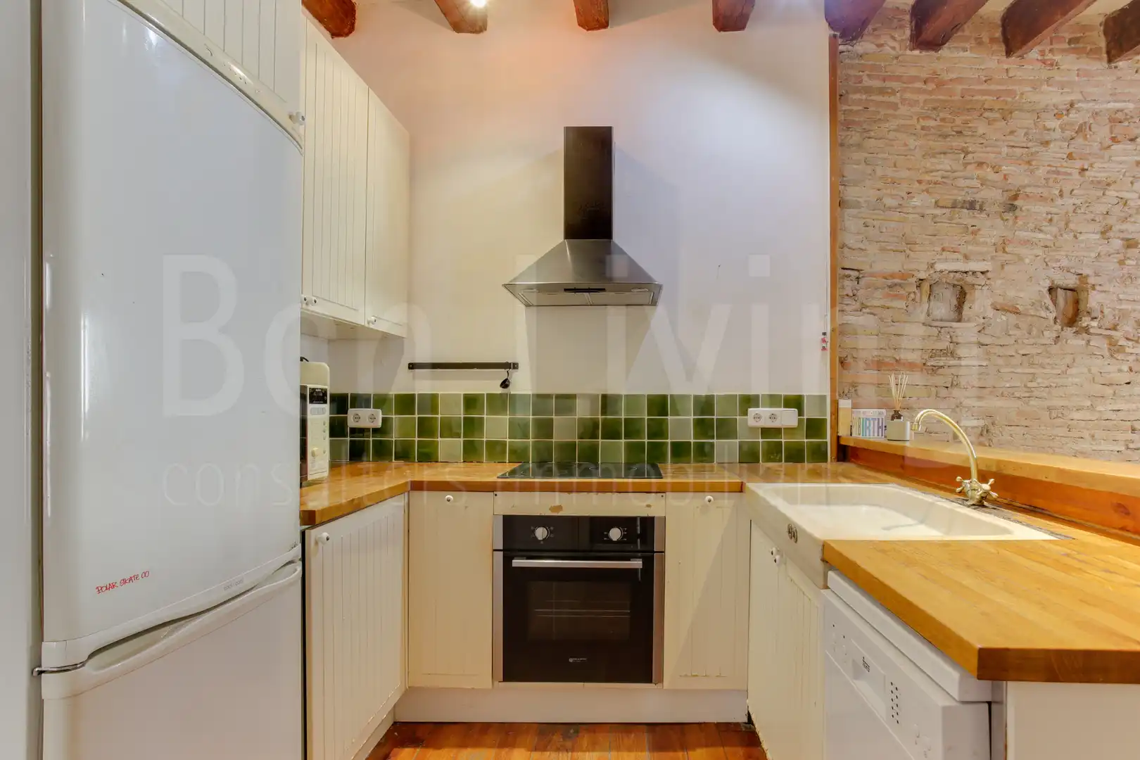 Cocina de Piso en venta en Barcelona con Aire acondicionado, Calefacción y Amueblado