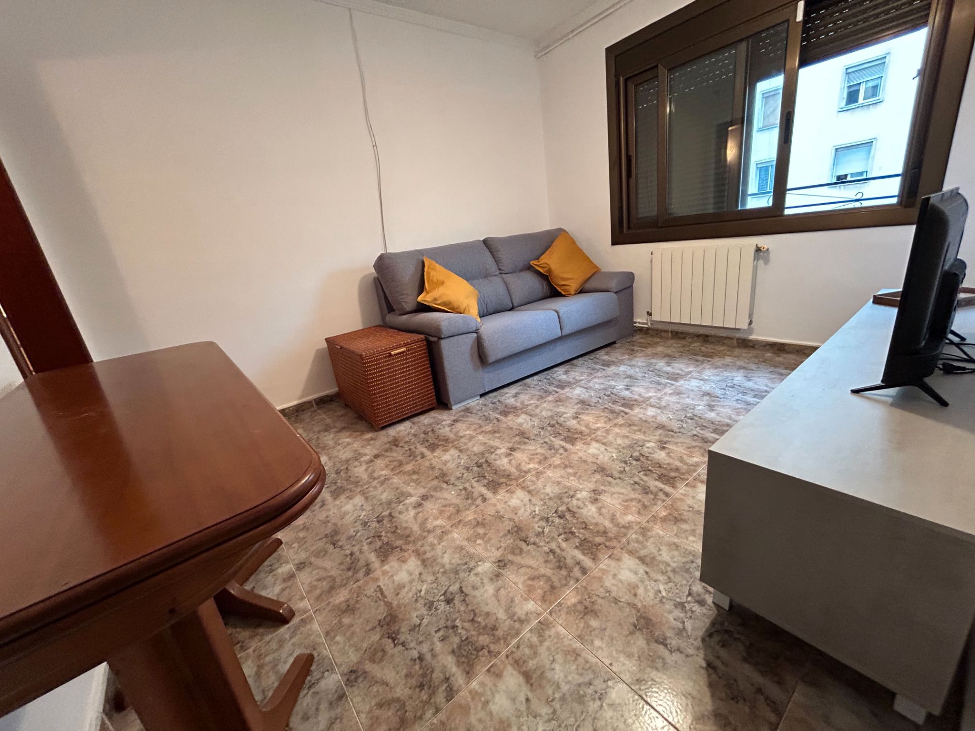 Living room of Flat to rent in  Barcelona Capital  with Heating, Furnished and Washing machine