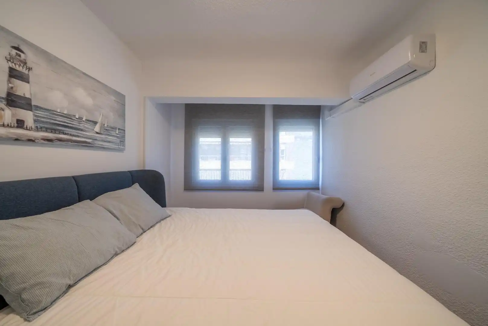 Dormitori de Apartament de lloguer en Alicante / Alacant amb Moblat i Balcó