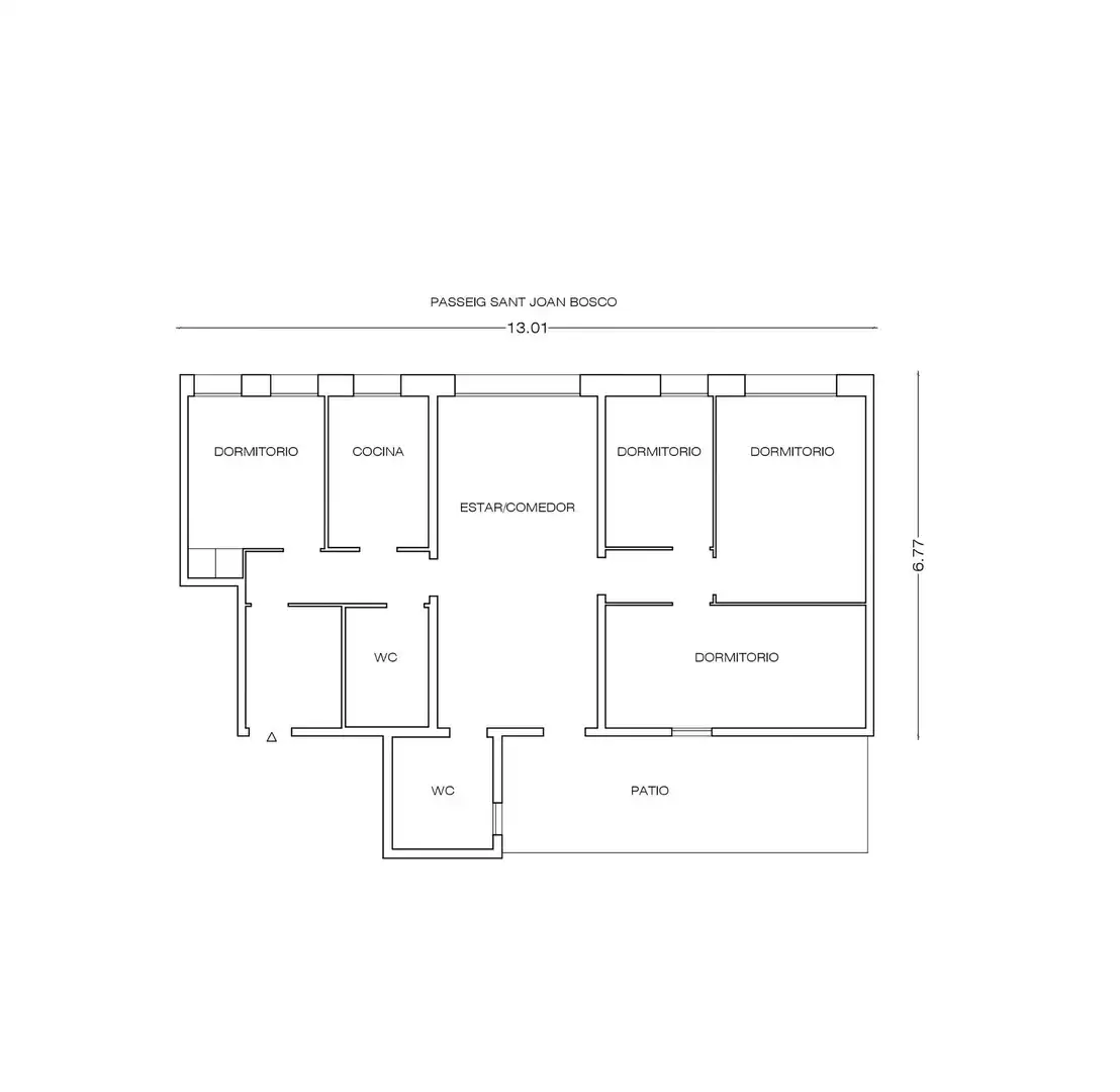 Piso en venta en Barcelona con Calefacción, Parquet y Terraza