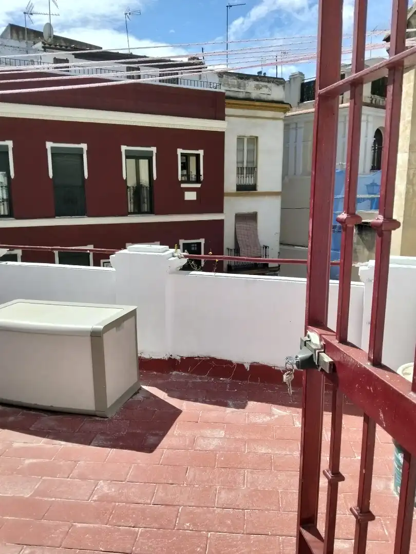 Balcony of Detached homes for sale in Sevilla  with Air Conditioner, Terrace and Furnished