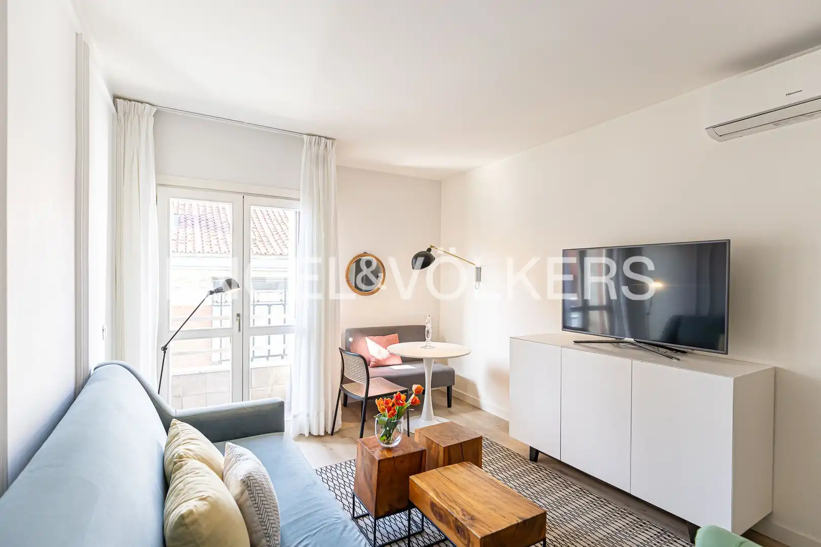 Außenansicht von Wohnung zur Miete in Madrid mit Klimaanlage, Heizung und Terrasse