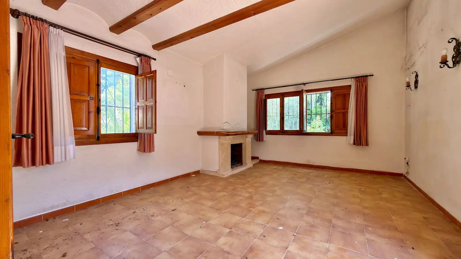 Sala d'estar de Casa o xalet en venda en Jávea / Xàbia amb Jardí privat, Terrassa i Piscina