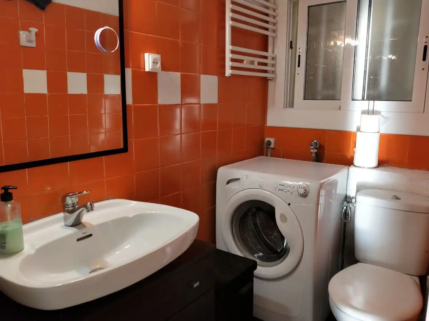 Badezimmer von Wohnungen zur Miete in Castelldefels mit Klimaanlage, Heizung und Terrasse