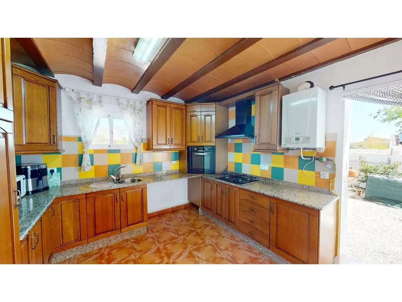 Cocina de Casa o chalet en venta en Caravaca de la Cruz con Aire acondicionado, Calefacción y Jardín privado
