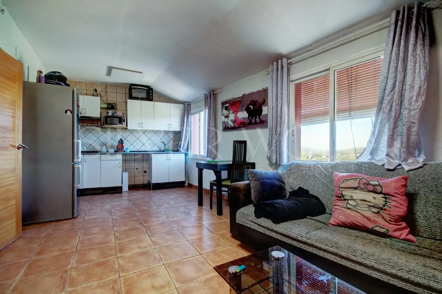 Sala d'estar de Casa o xalet en venda en Pontons amb Jardí privat, Terrassa i Traster