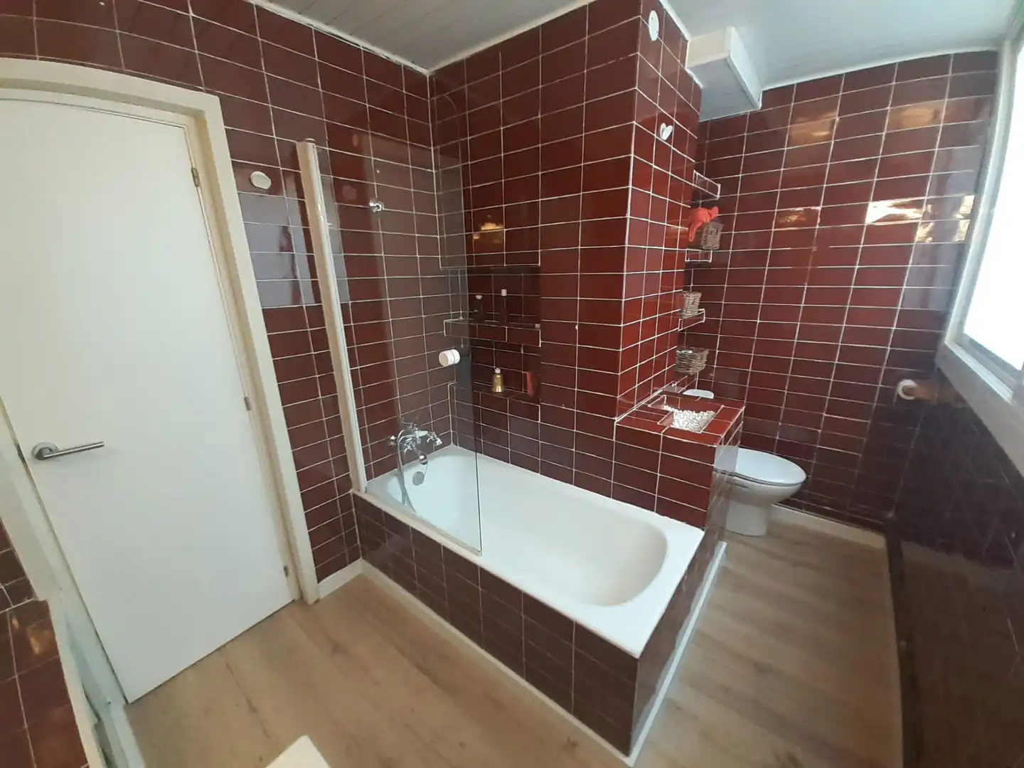 Bany de Dúplex en venda en Barcelona amb Calefacció, Parquet i Terrassa