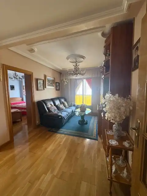 Sala d'estar de Pis en venda en Valladolid amb Calefacció i Terrassa