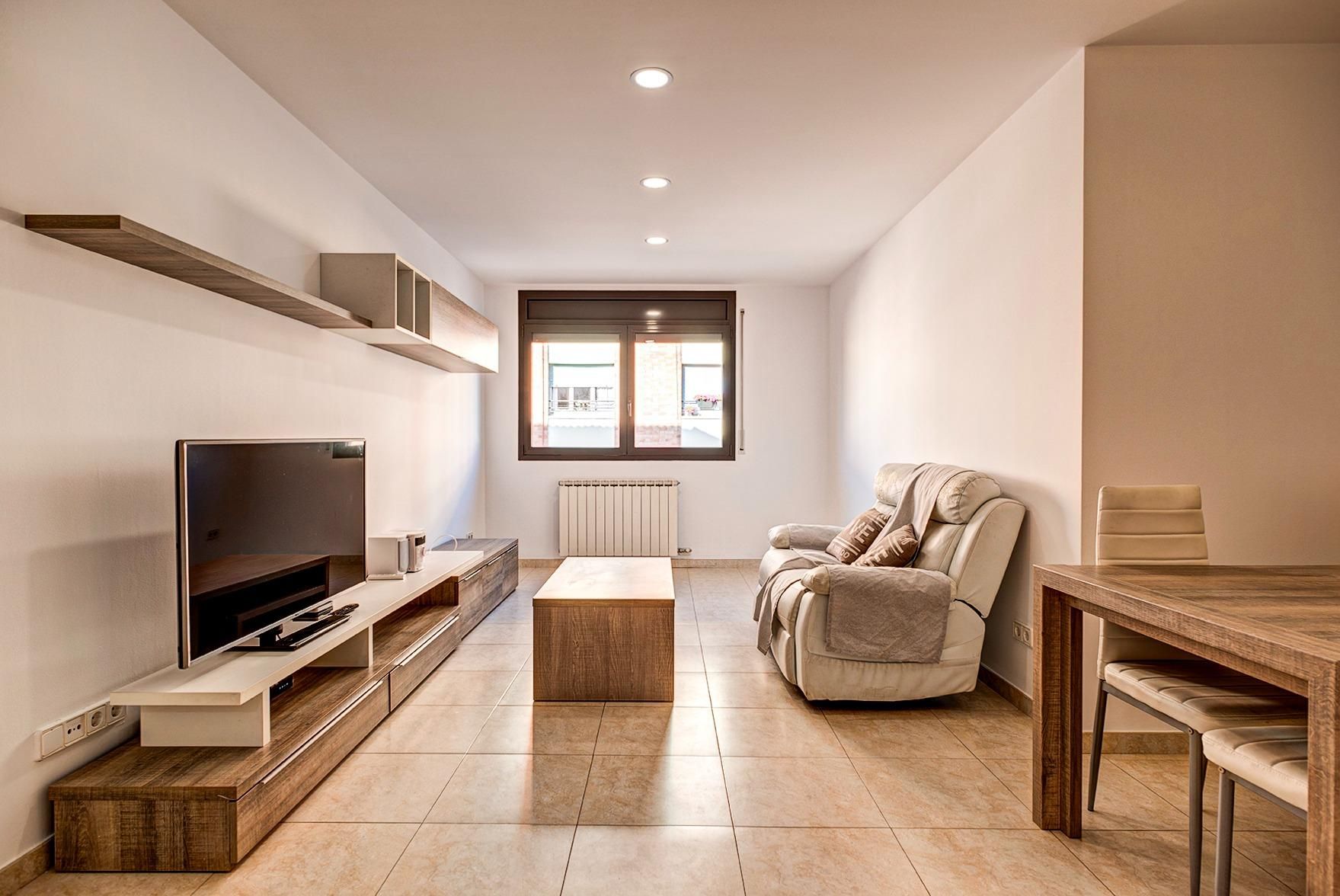 Living room of Flat for sale in Calaf  with Heating, Terrace and Balcony