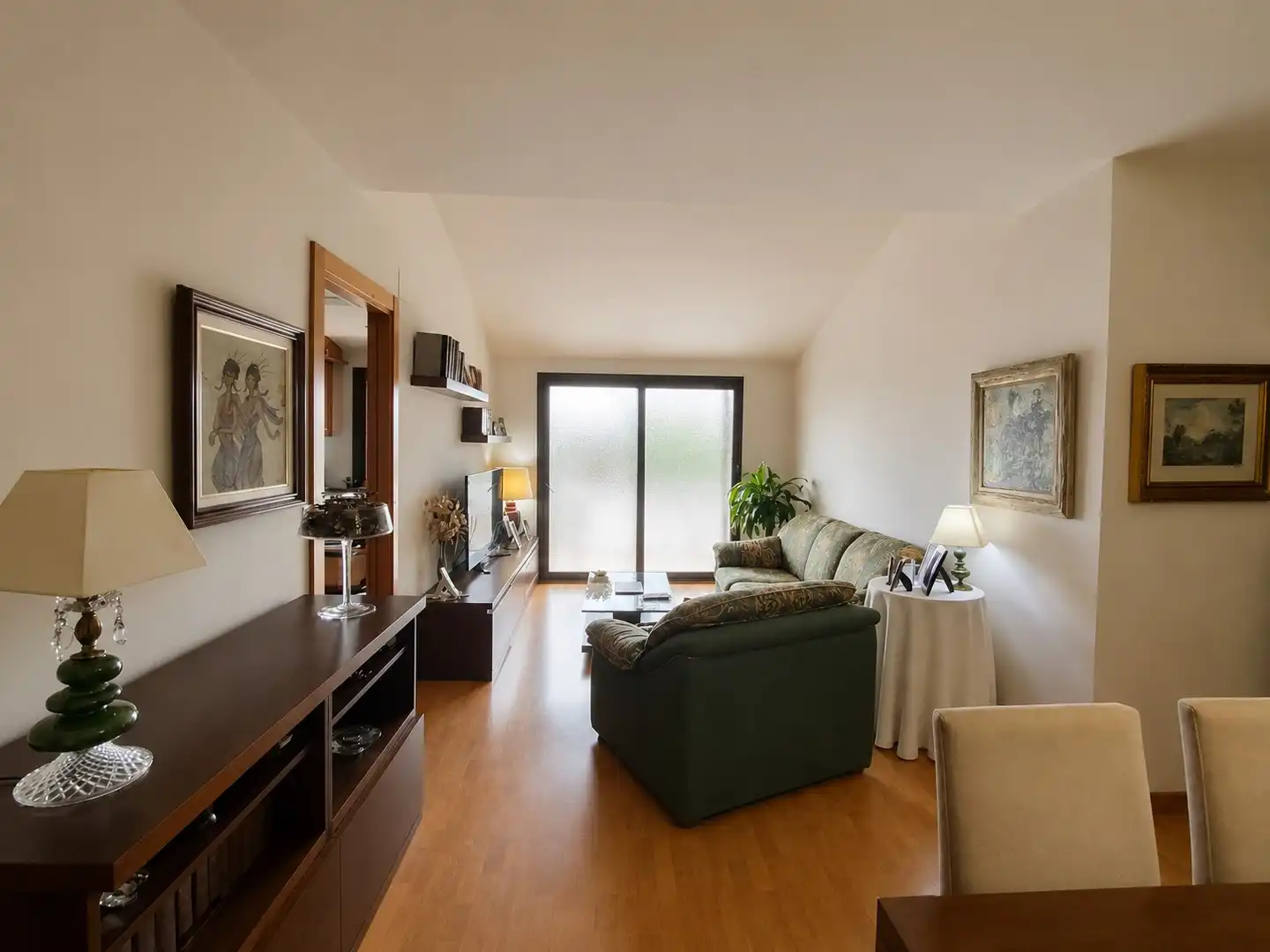 Sala d'estar de Pis en venda en Sils amb Aire condicionat, Calefacció i Parquet