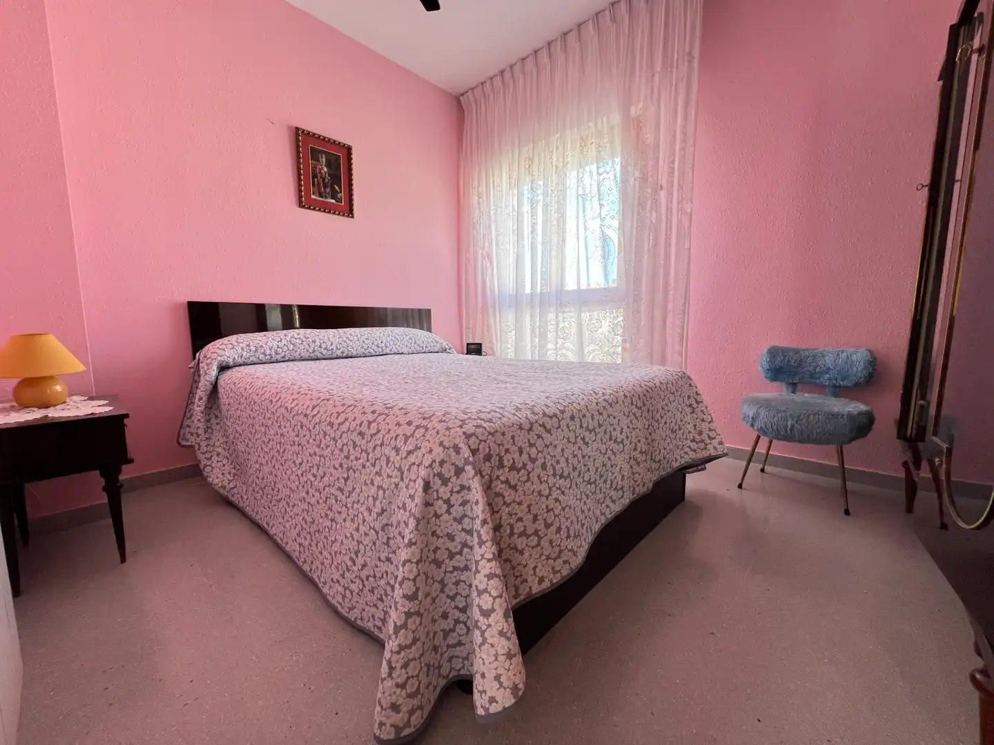 Dormitori de Casa adosada en venda en Santa Cilia amb Calefacció, Jardí privat i Moblat