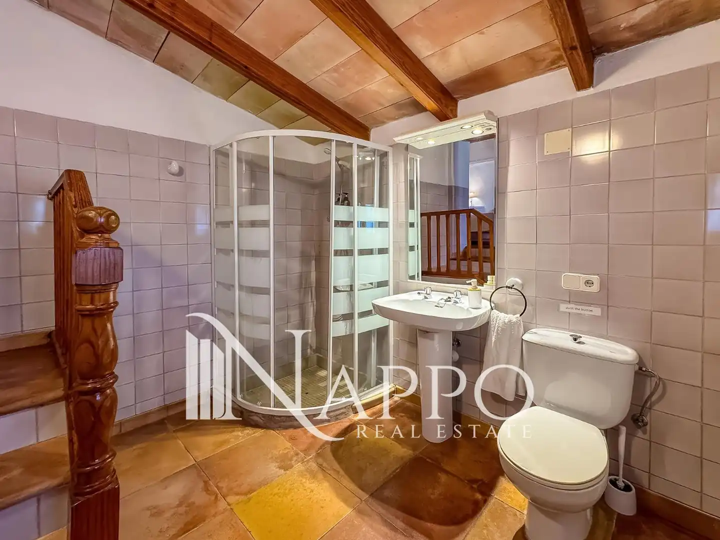 Bathroom of Houses for sale in Sóller  with Air Conditioner, Storage room and Swimming Pool