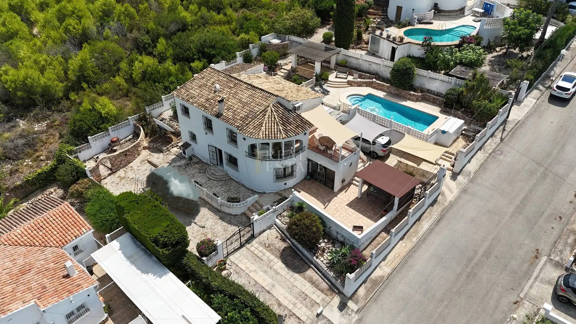 Vista exterior de Casa o xalet en venda en Jávea / Xàbia amb Aire condicionat, Terrassa i Traster