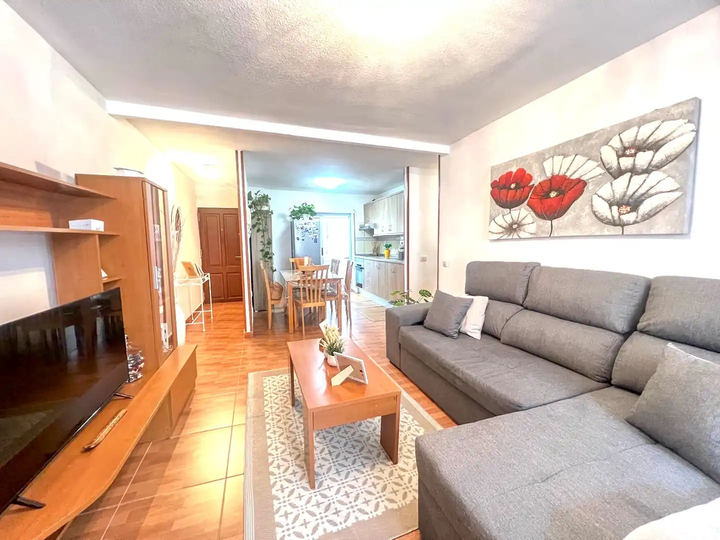 Sala de estar de Piso en venta en Los Realejos con Balcón