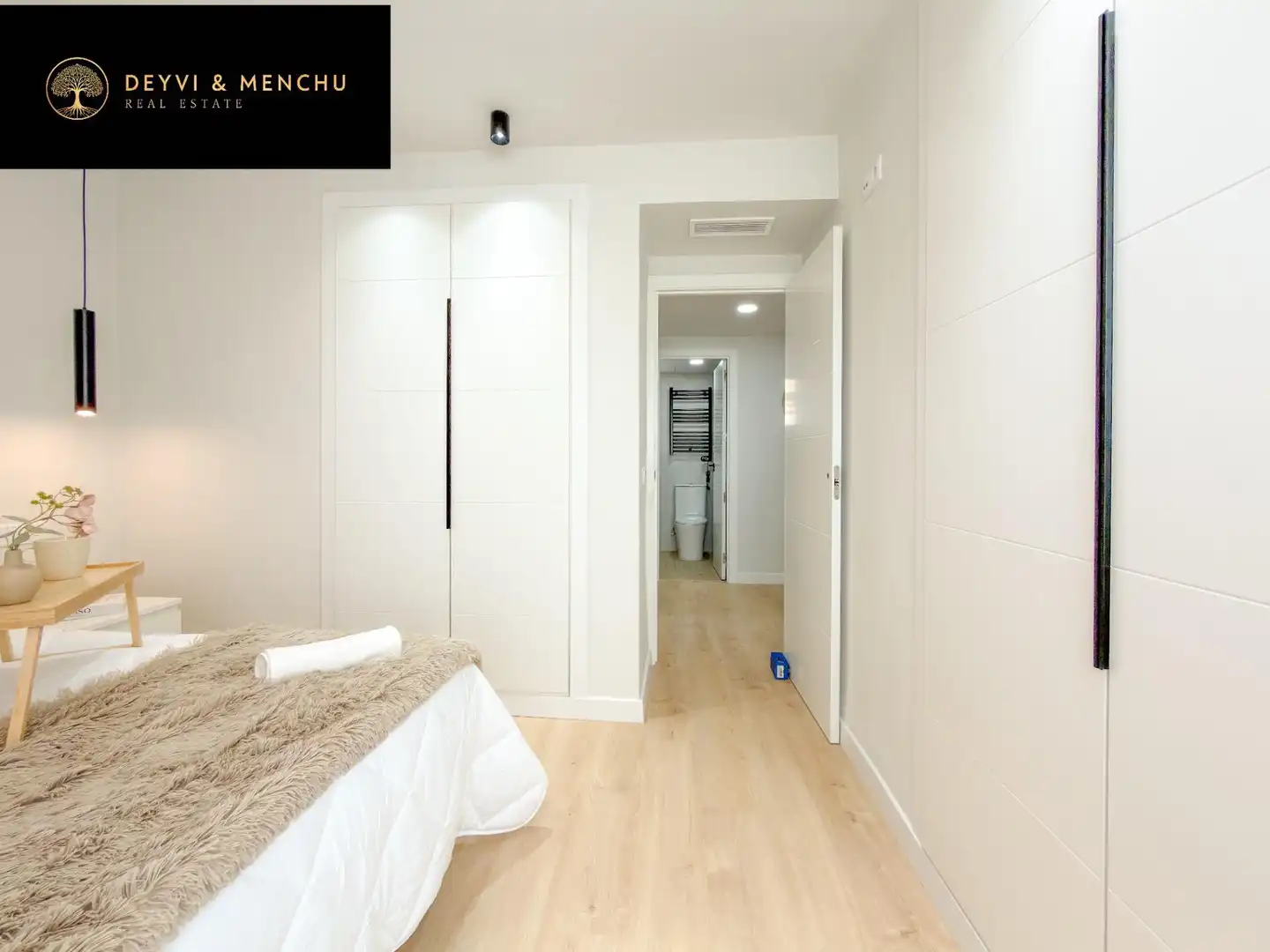 Schlafzimmer von Wohnung zum Verkauf in Madrid mit Klimaanlage, Heizung und Möbliert