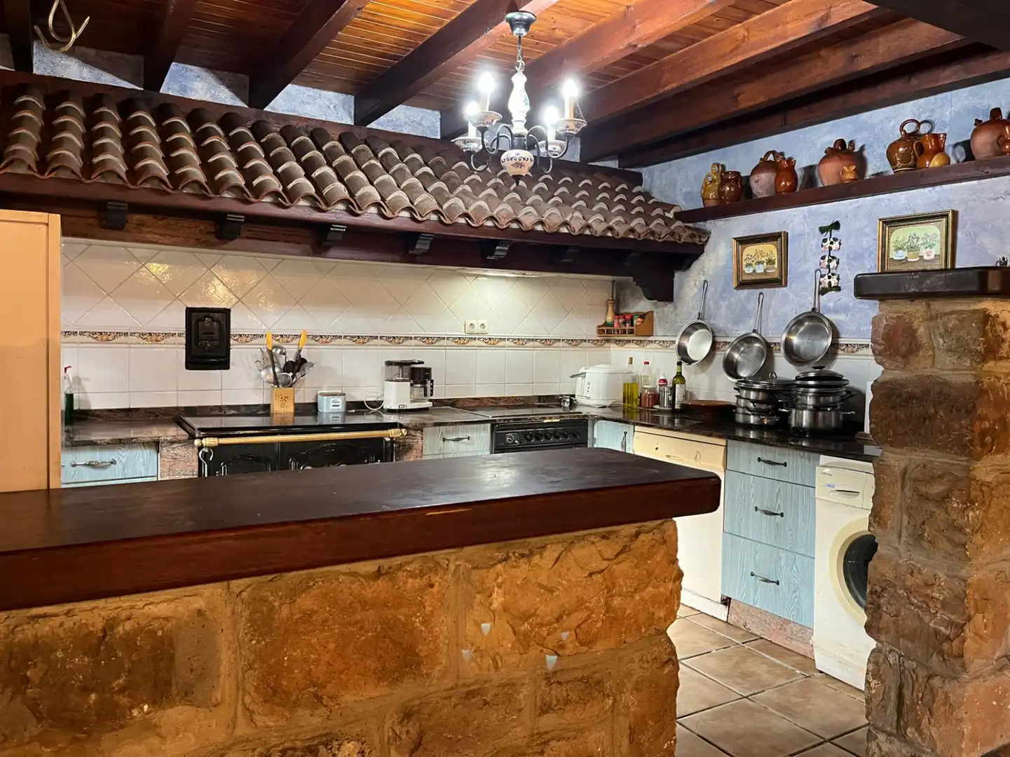 Cocina de Casa o chalet en venta en Cieza (Cantabria) con Jardín privado, Parquet y Balcón