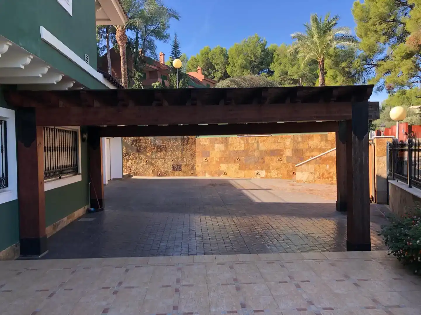 Aparcament de Casa o xalet en venda en Murcia amb Aire condicionat, Jardí privat i Piscina