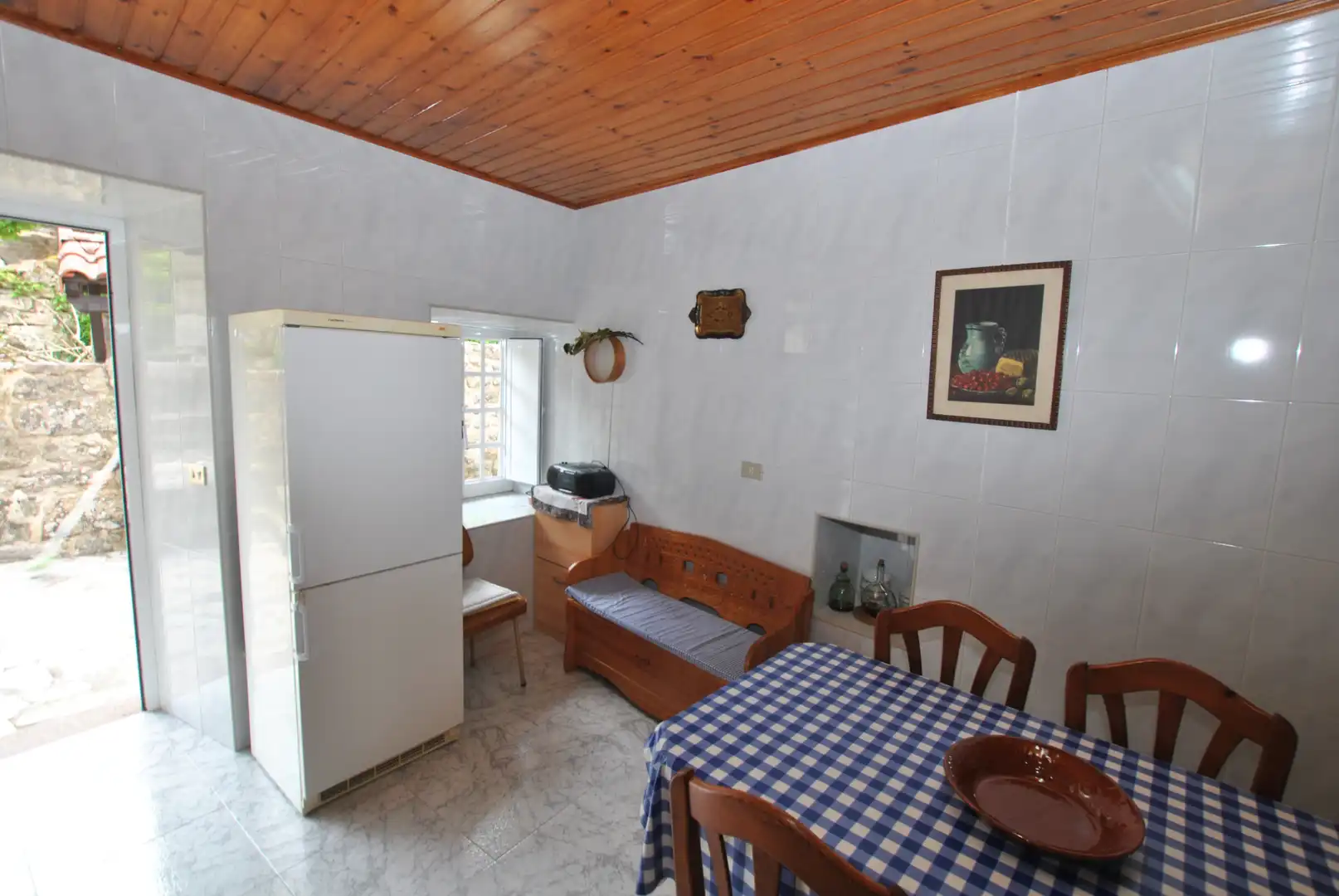 Cocina de Casa adosada en venta en A Arnoia con Terraza, Trastero y Horno