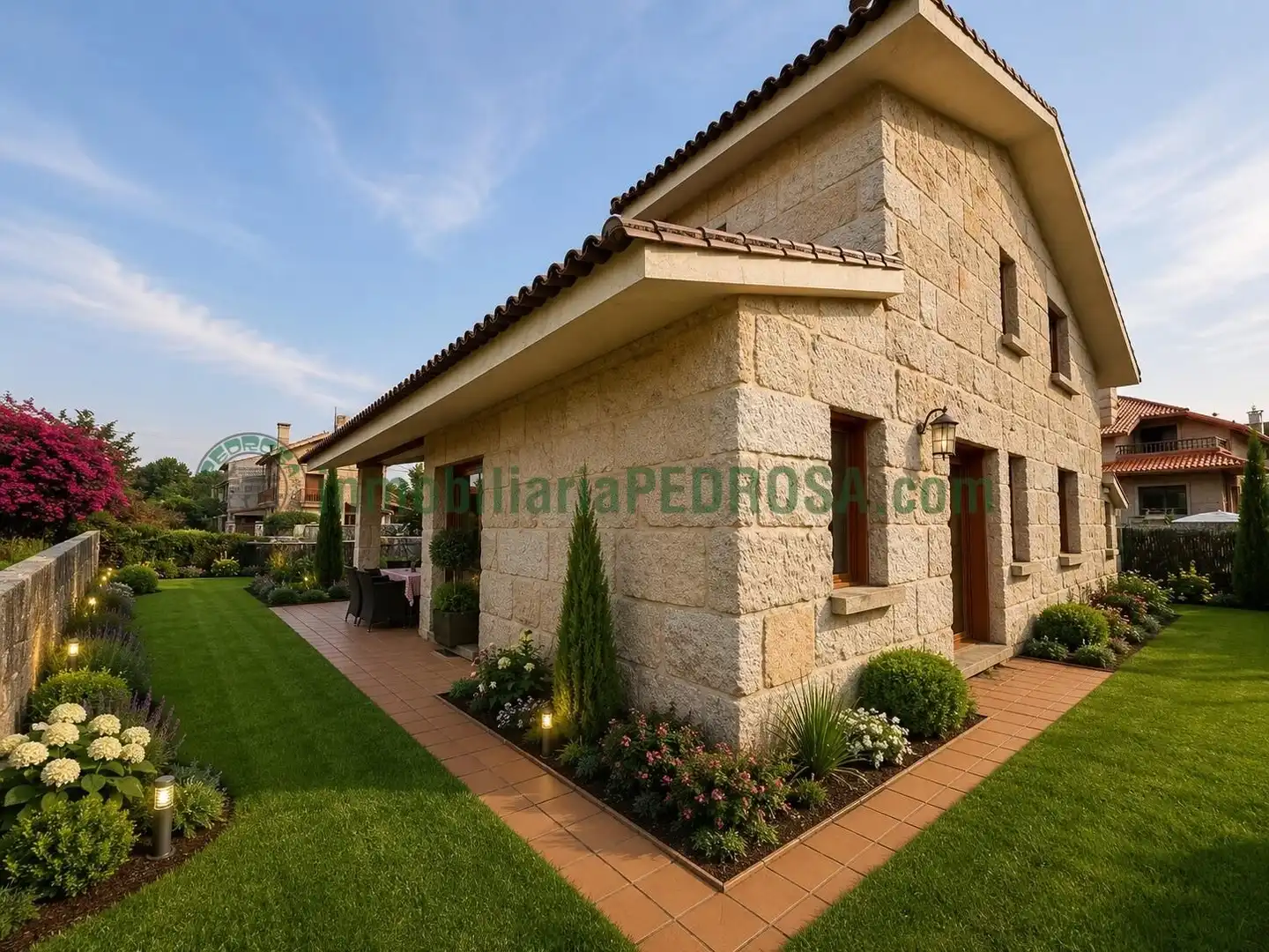 Jardín de Casa o chalet en venta en Pontevedra Capital  con Calefacción, Jardín privado y Terraza