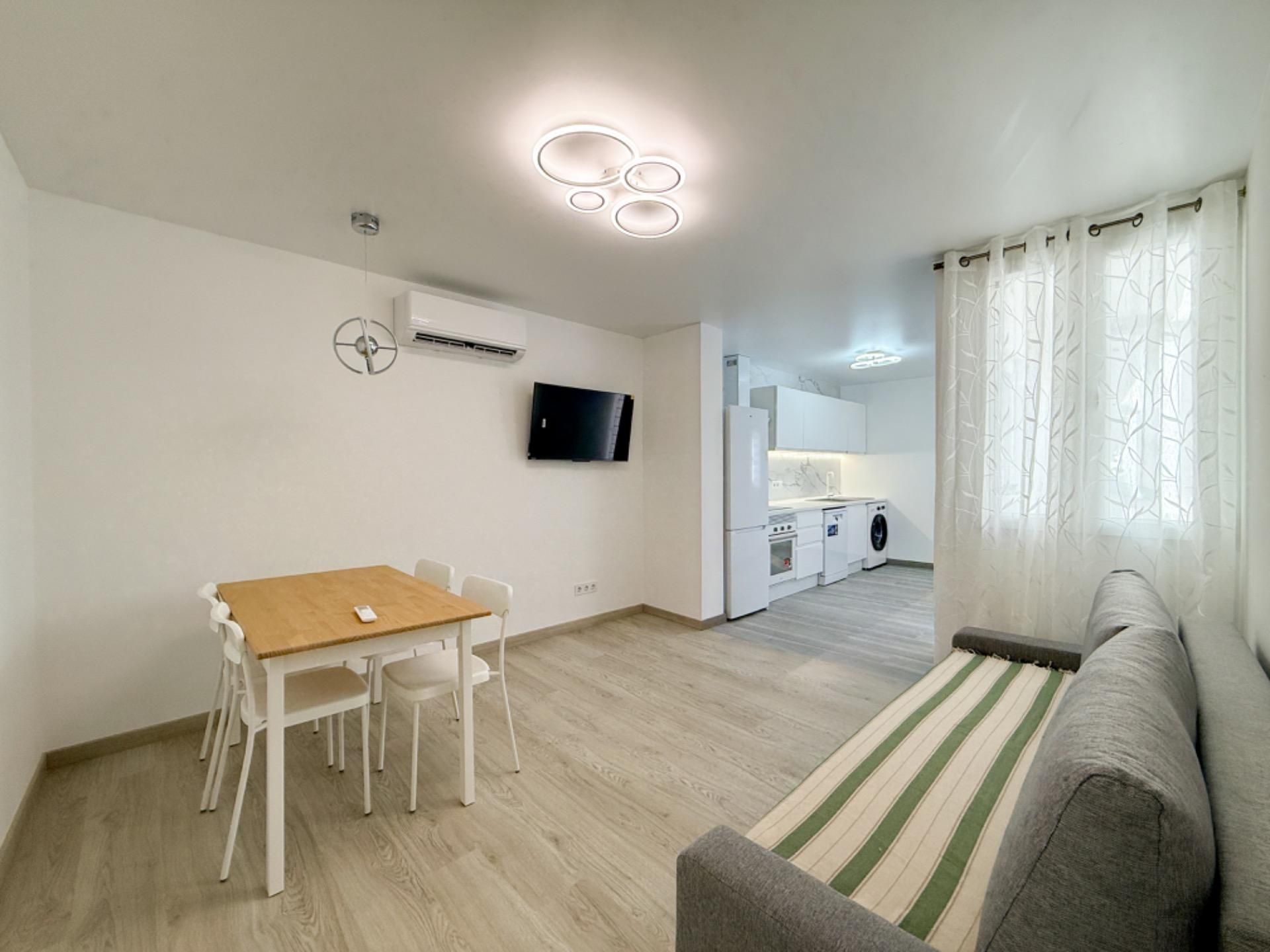 Living room of Apartment to rent in Alicante / Alacant  with Air Conditioner and Balcony