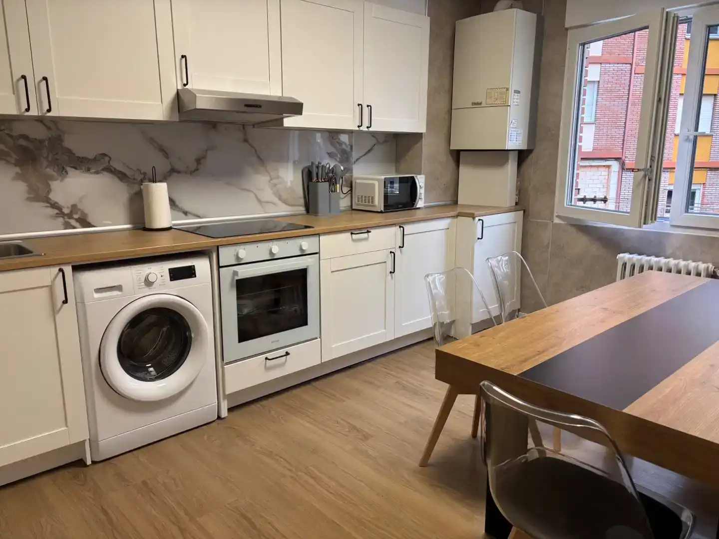Cocina de Piso de alquiler en Ponferrada con Amueblado