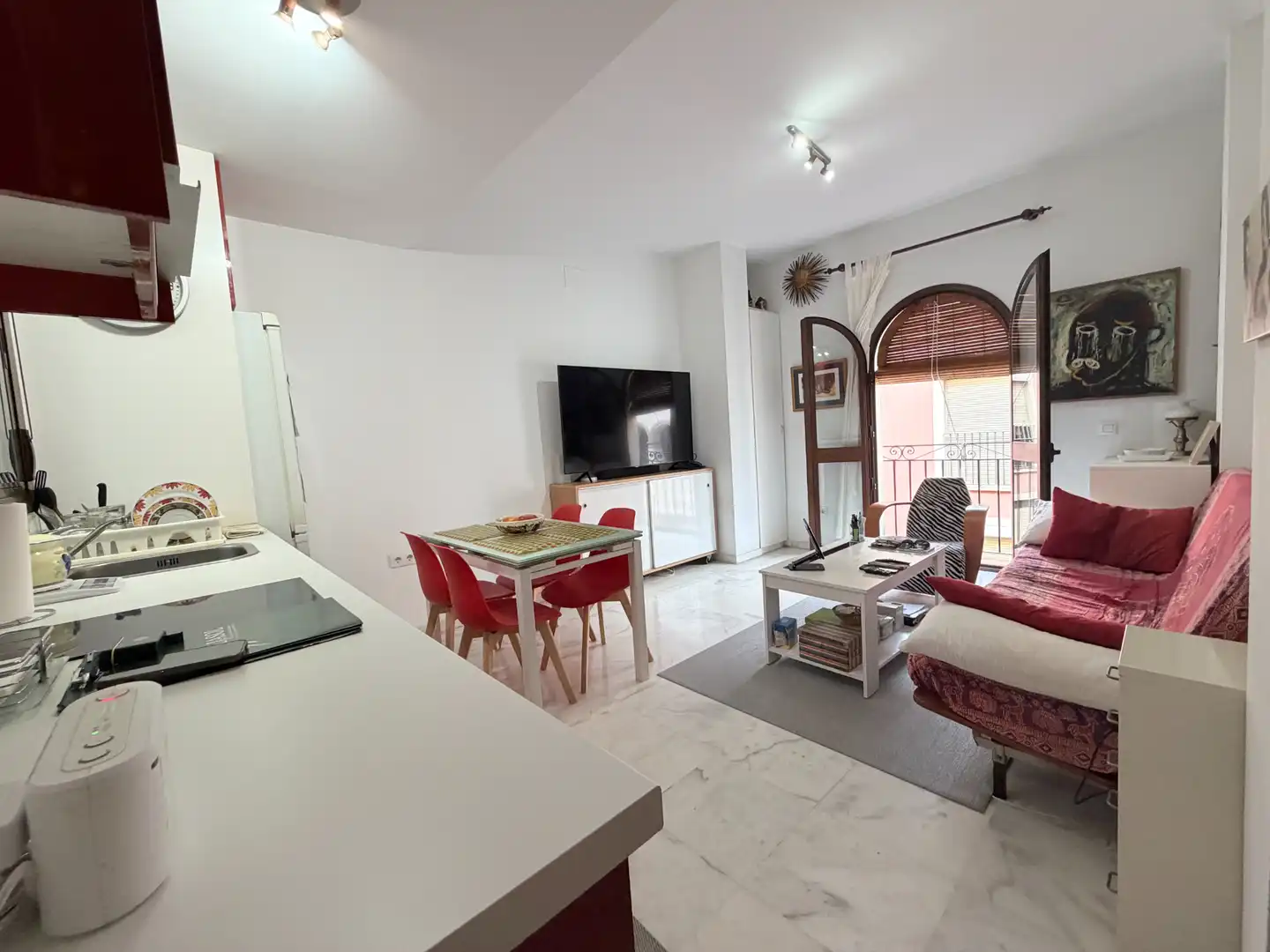 Sala d'estar de Àtic en venda en Casco Antiguo