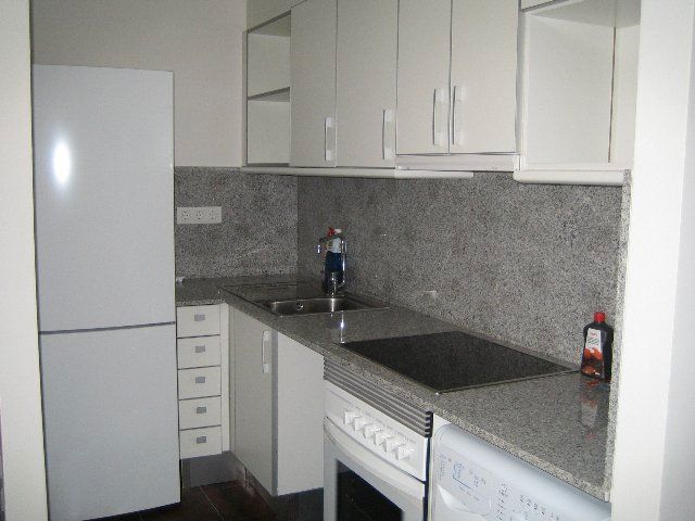 Cuina de Apartament de lloguer en Mataró amb Aire condicionat, Calefacció i Moblat