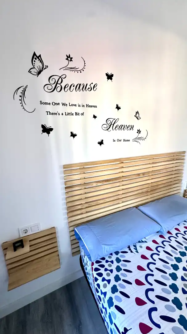 Bedroom of Attic for sale in Badalona  with Air Conditioner, Heating and Parquet flooring