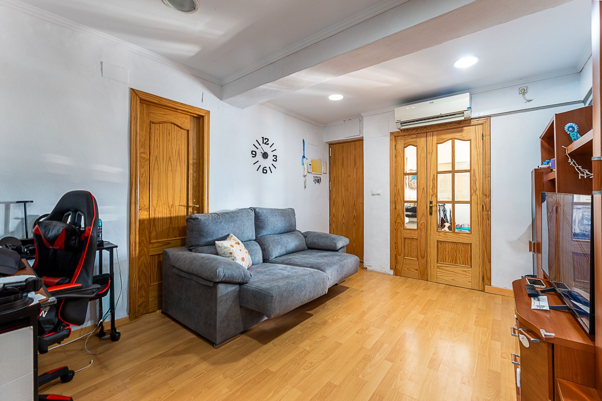 Sala d'estar de Àtic en venda en  Palma de Mallorca amb Aire condicionat, Parquet i Terrassa