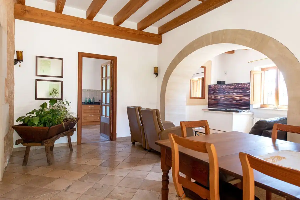 Comedor de Casa o chalet de alquiler en Campos con Calefacción, Jardín privado y Terraza