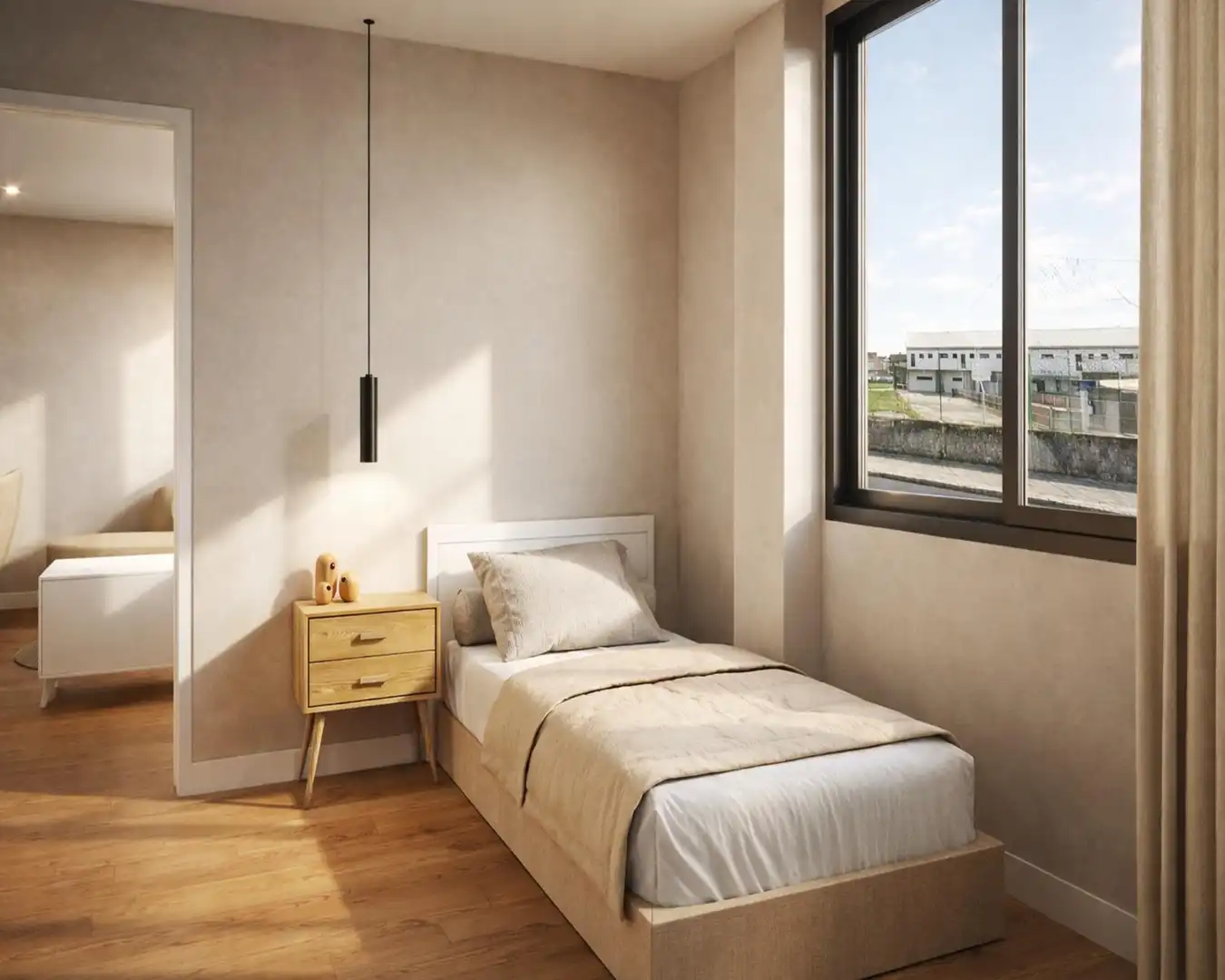 Bedroom of Flat for sale in Vilanova de Arousa  with Heating