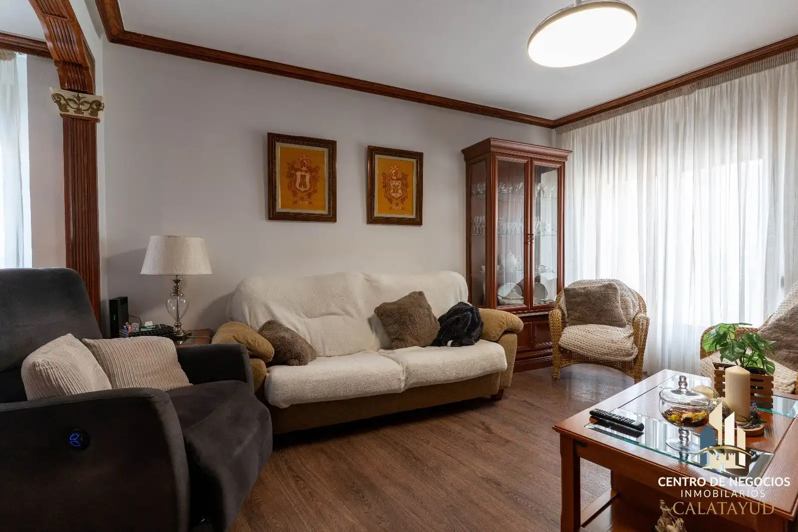 Sala d'estar de Casa o xalet en venda en Maluenda amb Aire condicionat, Calefacció i Jardí privat