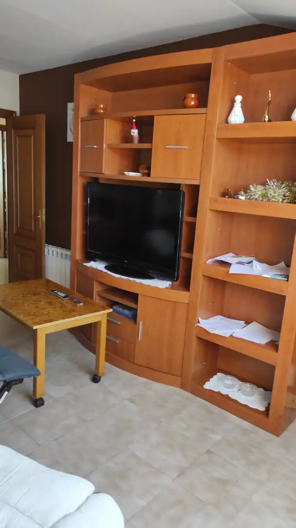 Wohnzimmer von Wohnung zur Miete in Miño mit Klimaanlage