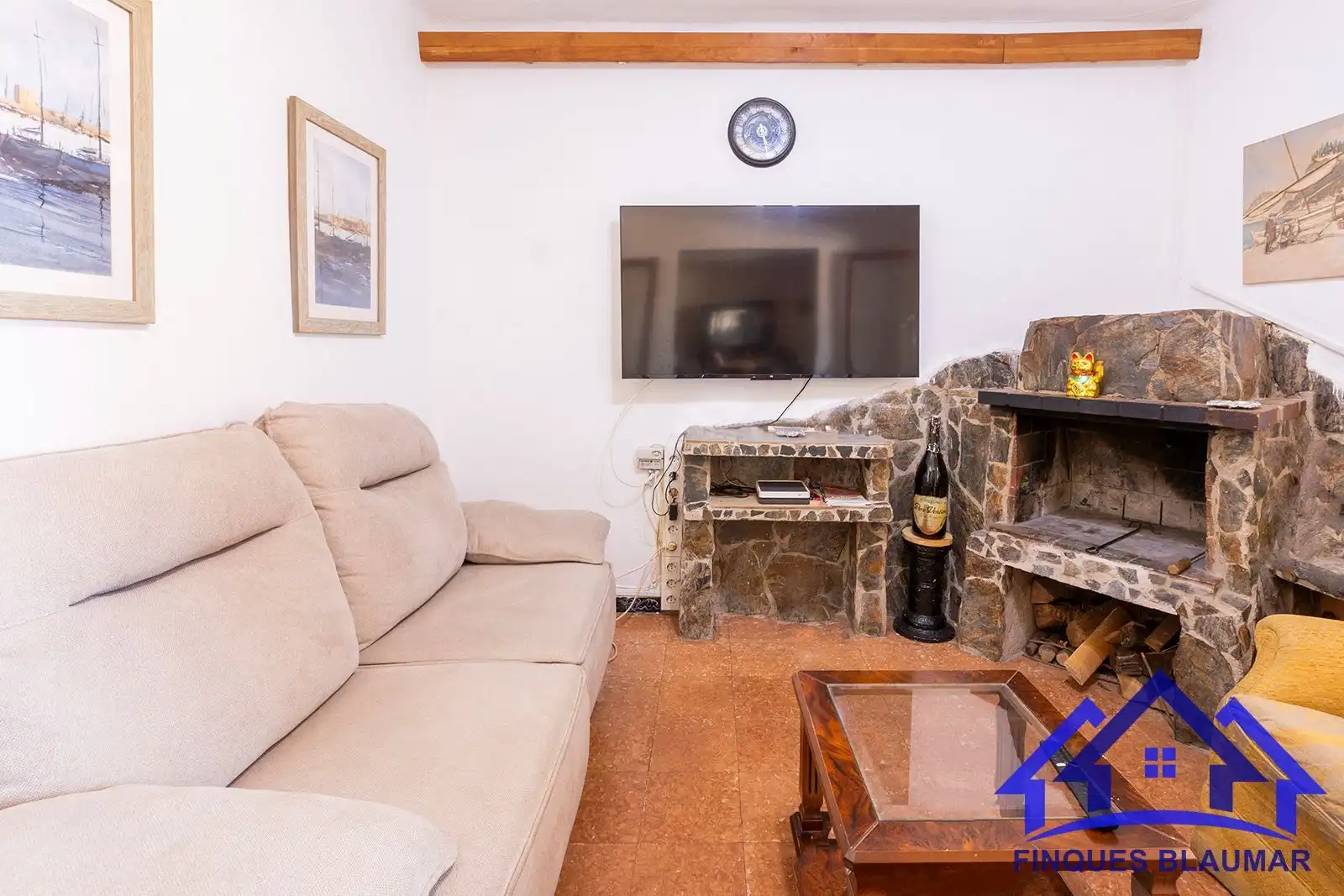 Sala de estar de Piso en venta en Arenys de Mar con Terraza