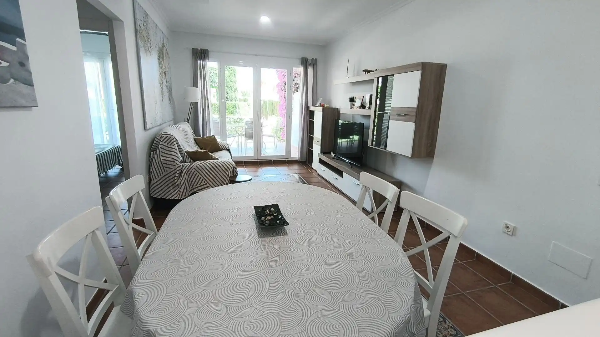 Sala d'estar de Apartament en venda en Mojácar amb Aire condicionat, Calefacció i Traster