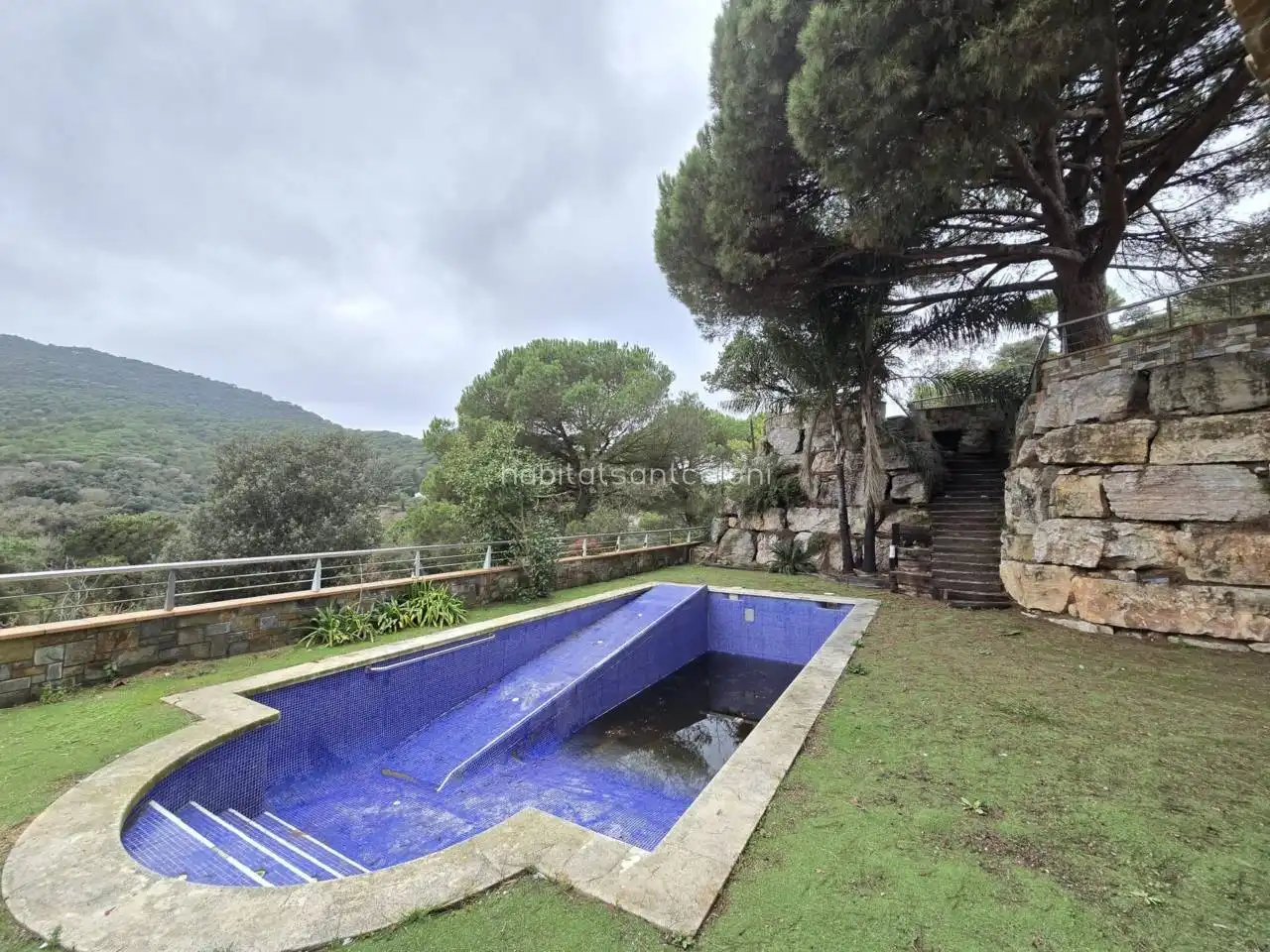 Jardí de Casa o xalet en venda en Vallromanes amb Jardí privat, Terrassa i Piscina