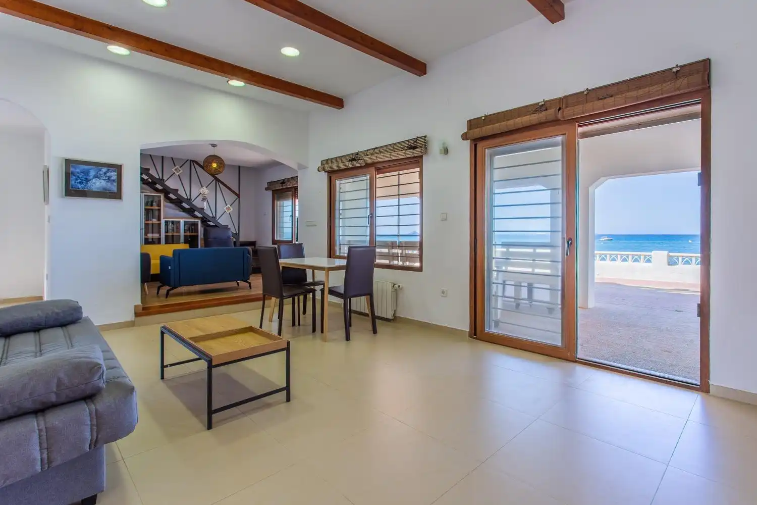 Sala de estar de Casa o chalet en venta en Cartagena con Aire acondicionado, Terraza y Amueblado