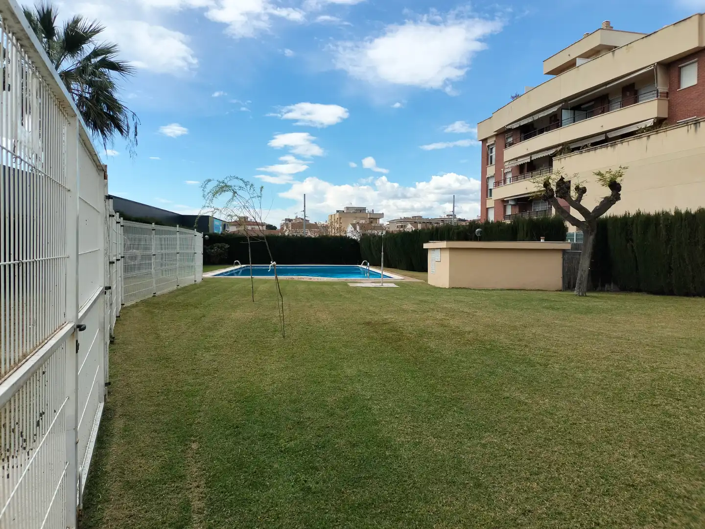 Swimming pool of Ground floor for rent in Cunit  with Heating, Private garden and Furnished