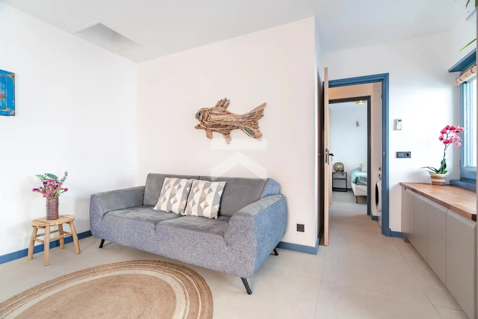 Sala d'estar de Casa adosada en venda en L'Ametlla de Mar  amb Aire condicionat i Calefacció
