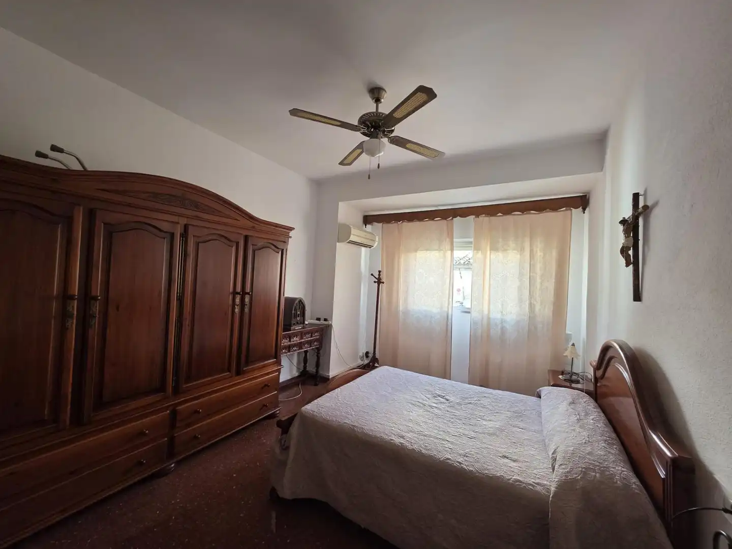 Bedroom of Flat for sale in Cuevas Bajas  with Air Conditioner, Heating and Furnished