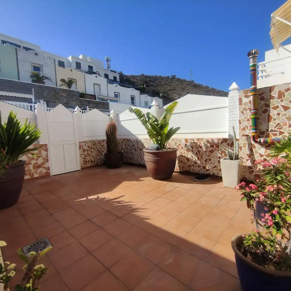 Terraza de Casa o chalet de alquiler en Mogán con Jardín privado, Terraza y Trastero