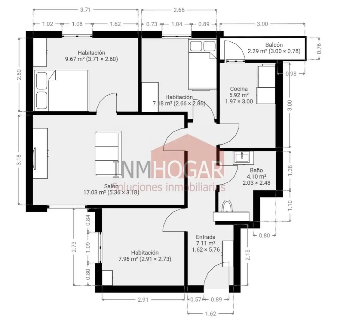 Piso en venta en Ávila con Calefacción y Terraza