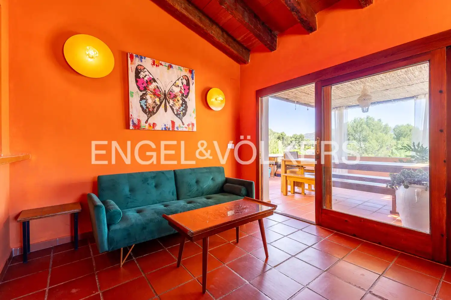 Sala de estar de Casa o chalet en venta en Xaló con Aire acondicionado, Calefacción y Jardín privado