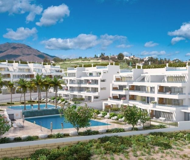 Exterior view of Apartment for sale in Estepona  with Private garden, Terrace and Swimming Pool