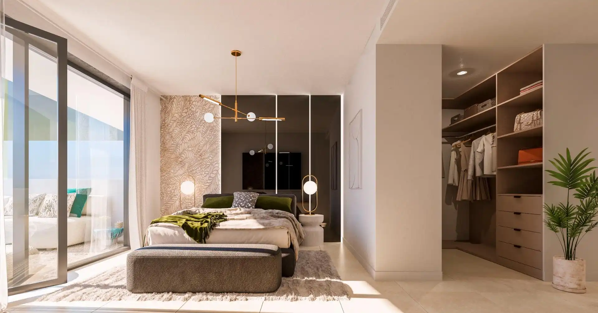 Habitación de Planta baja en venta en Manilva con Aire acondicionado, Terraza y Trastero